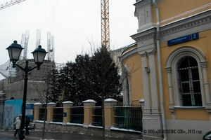 Дом прихода и колокольню храма Космы и Дамиана в Москве восстанавливают с применением плит ПЕНОПЛЭКС
